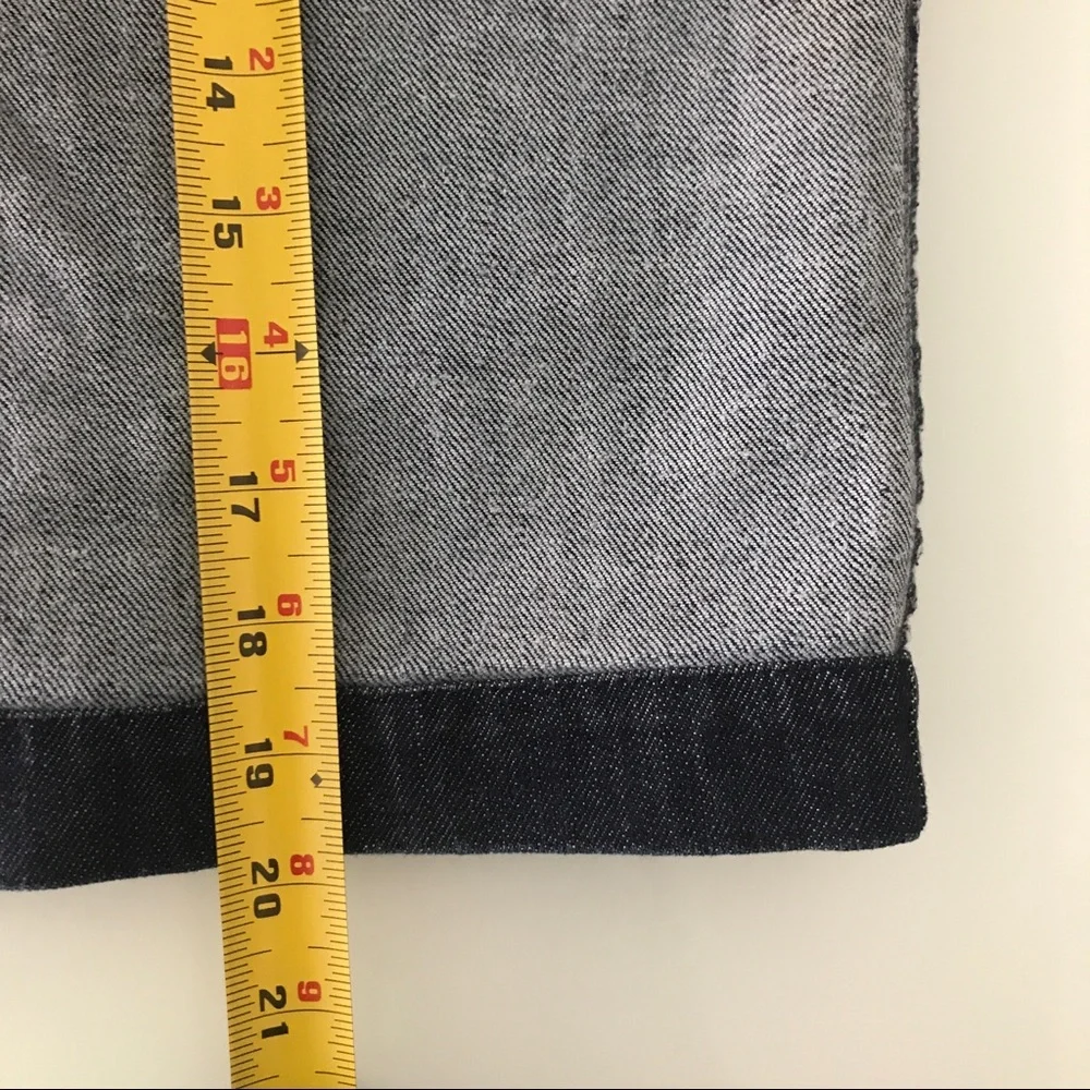 J. Crew Dark Denim Classic Mini Skirt